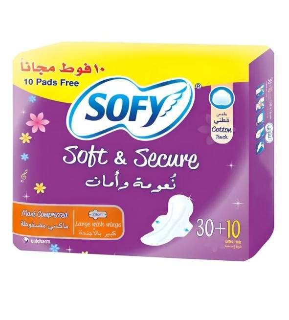 فوطة ناعمة وآمنة 30+10